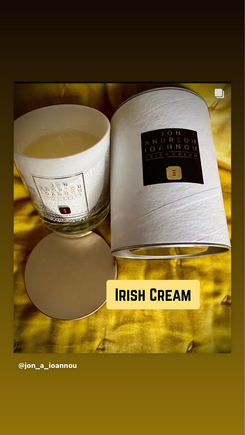 IRISH CREAM FRAGRANCED CANDLE