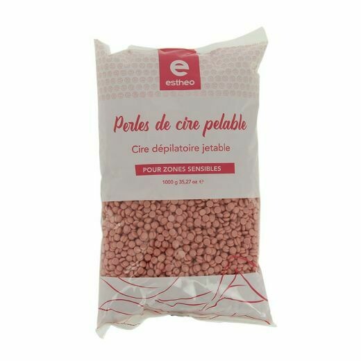 Cire Gouttelette Pelable rose Titane 1 kg (Zones sensibles)