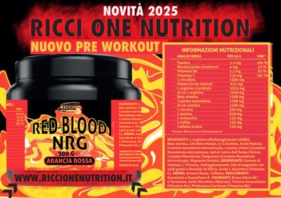 RED BLOOD NRG ENERGY PRE WORKOUT