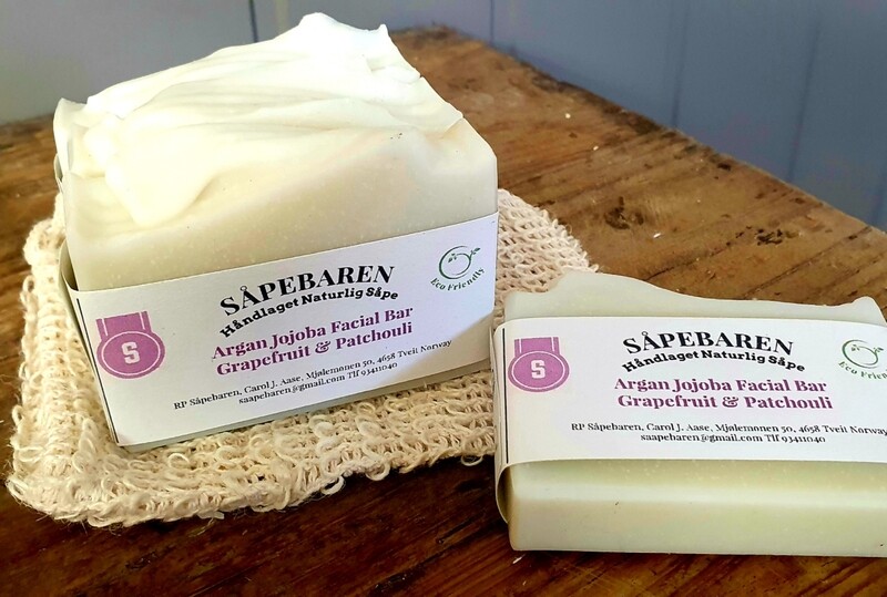 Argan &amp; Jojoba Facial Bar Grapefruit &amp; Patchouli