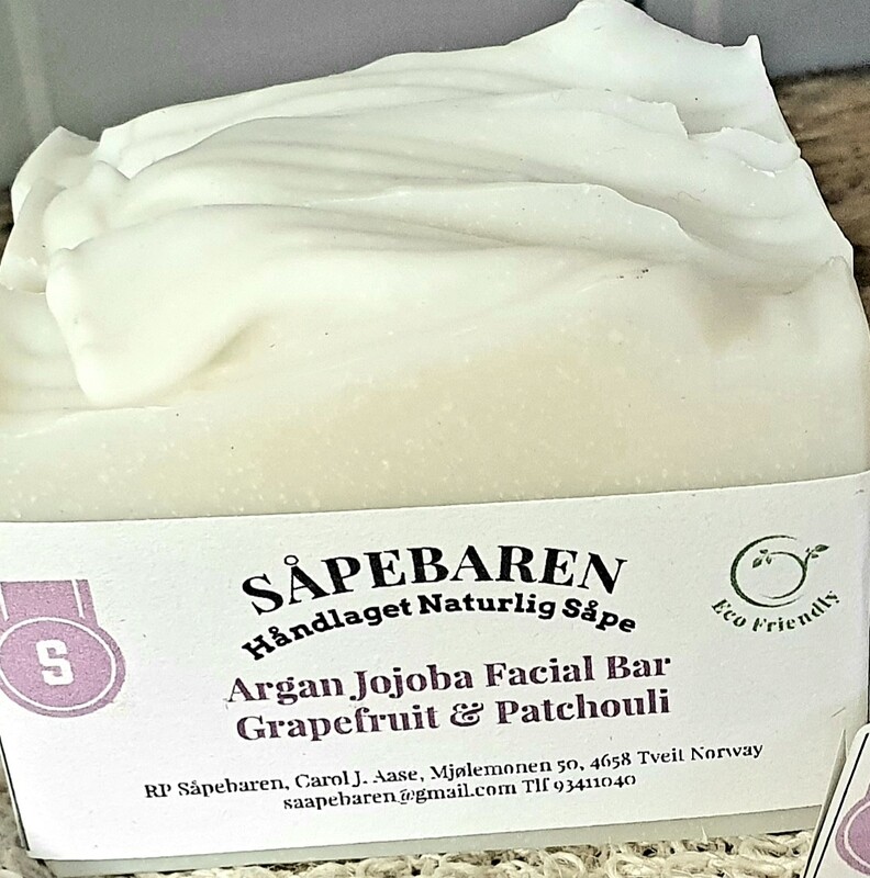 Argan &amp; Jojoba Facial Bar Grapefruit &amp; Patchouli