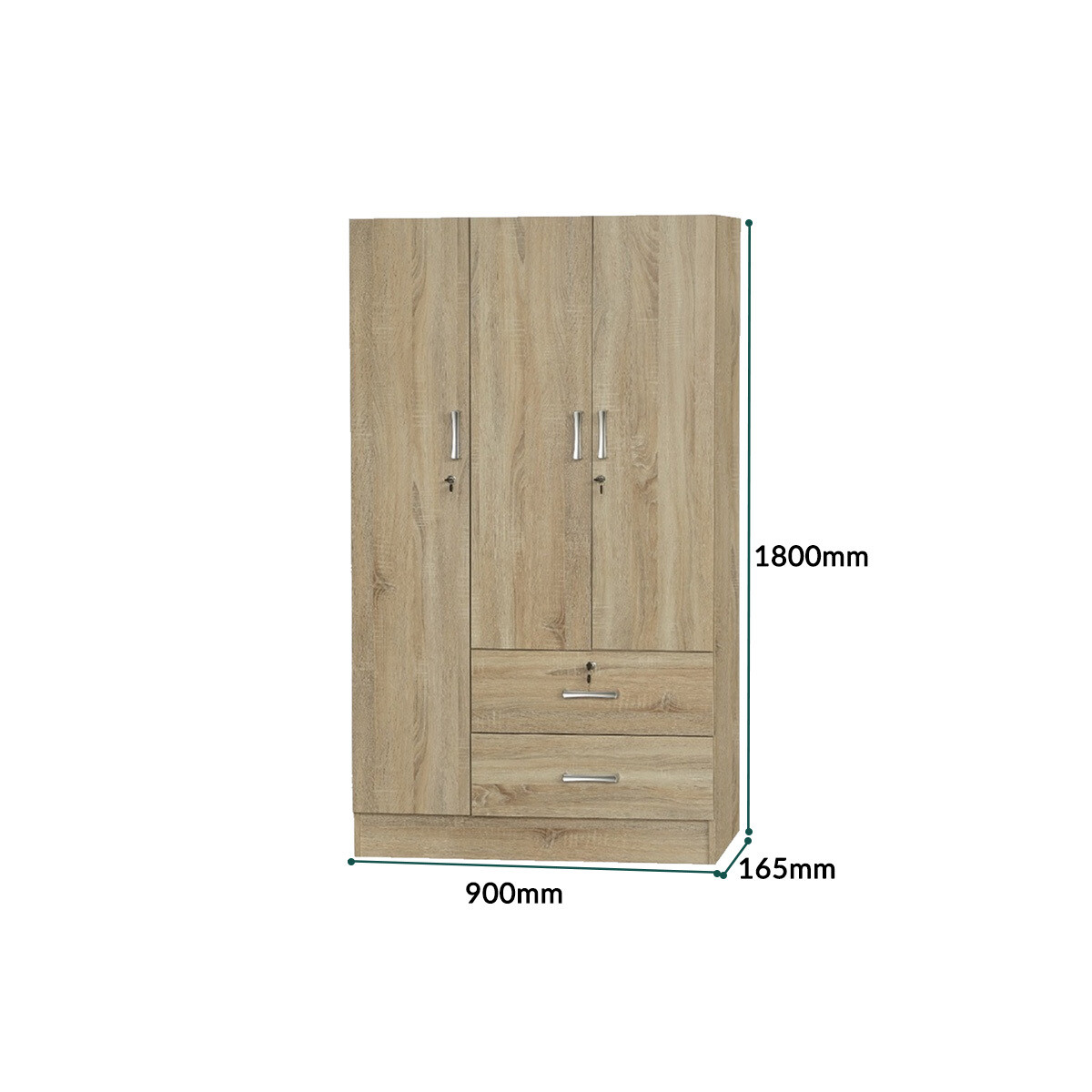 3 Door Wardrobe / Storage Wardrobe furniture_sale_now_singapore