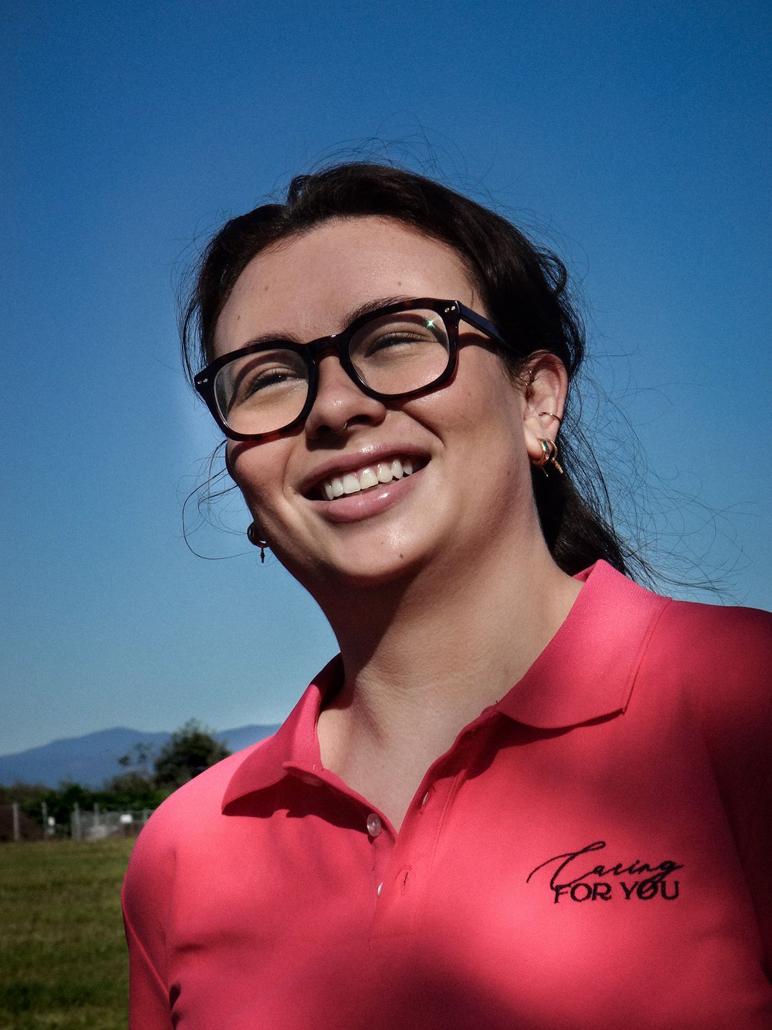 Women's Pink Polo - NEW