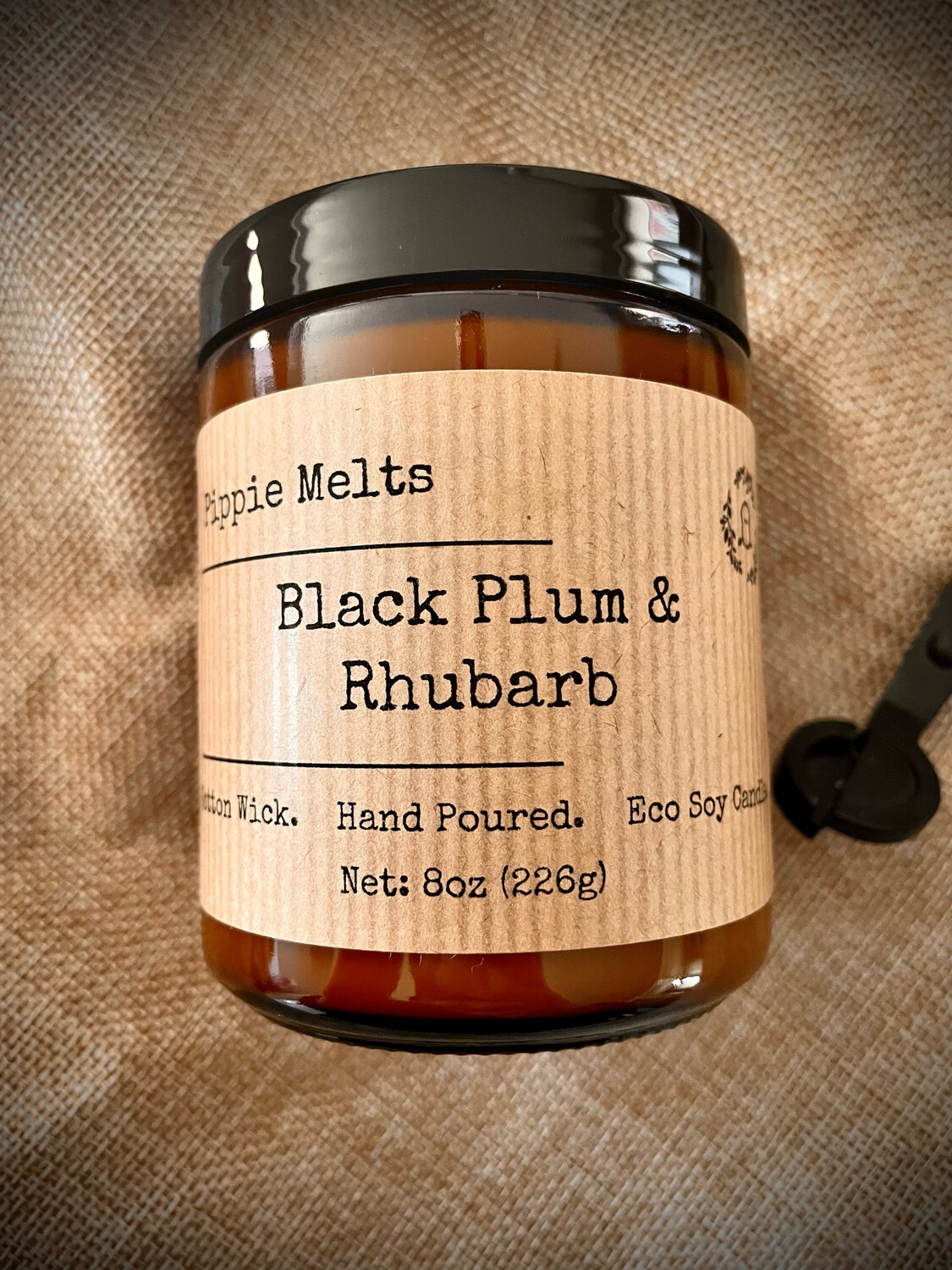 Black Plum & Rhubarb - Apothecary Candle