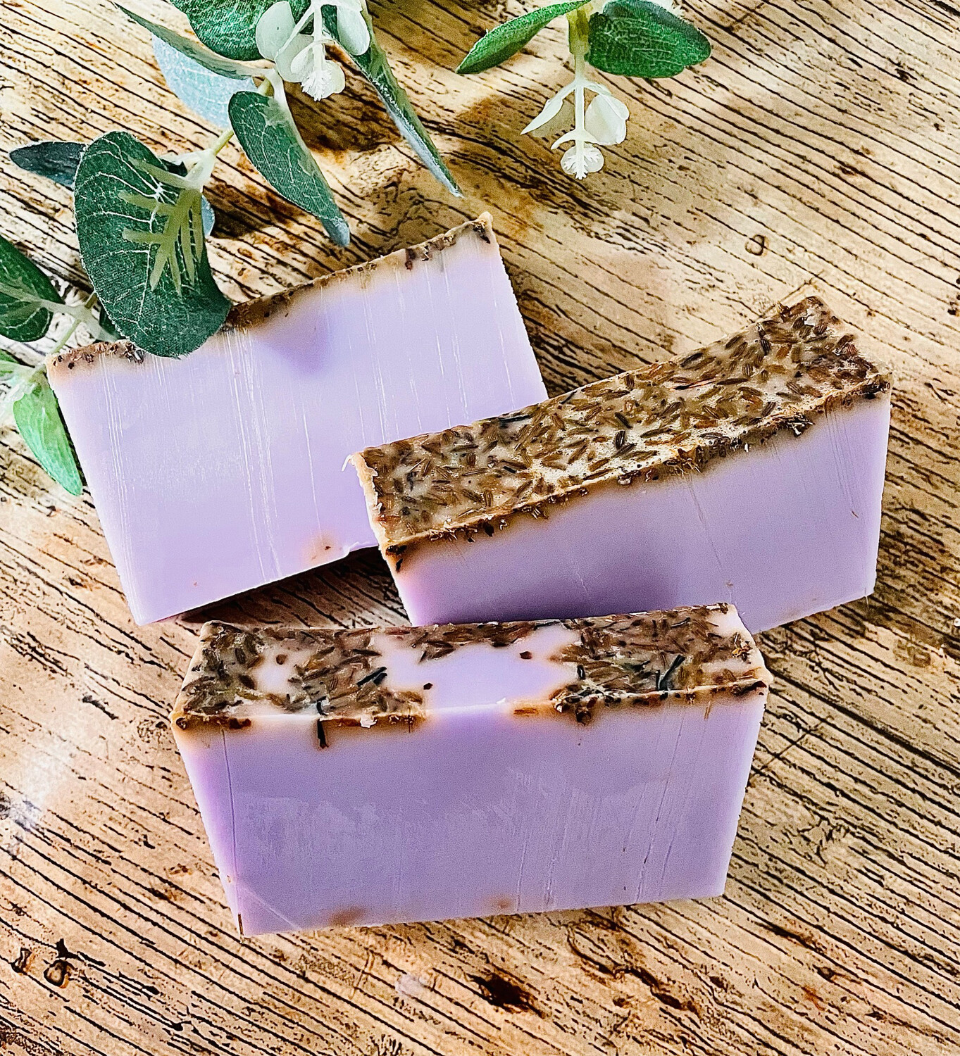 Lavender & Lime Soap Slice