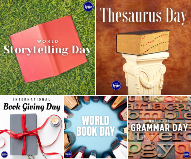 Holiday Social Media Graphic Templates - Writer's Edition Holiday Social Media Graphic Templates - Writer's Edition