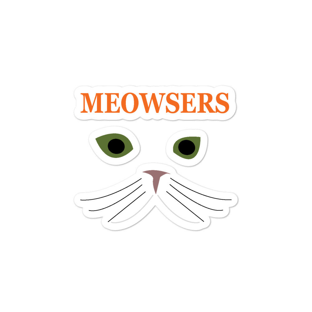 Meowsers stickers