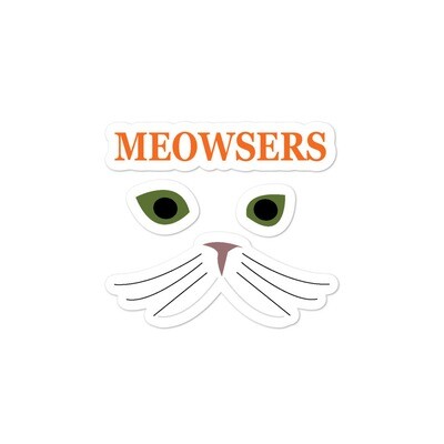 Meowsers stickers
