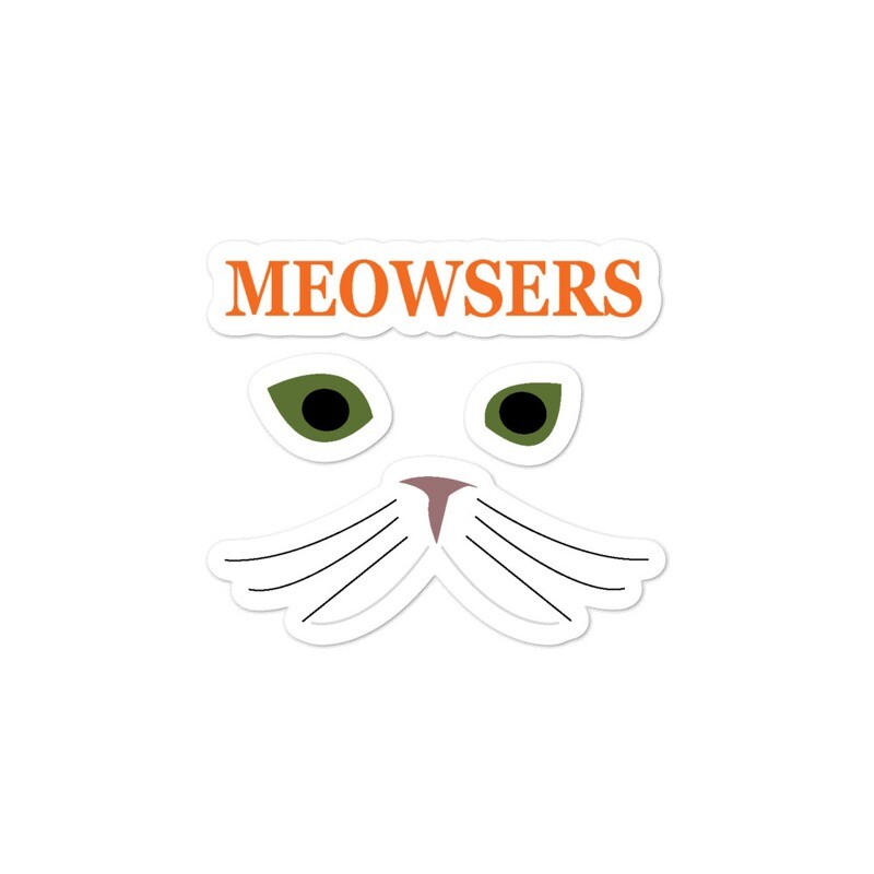 Meowsers stickers