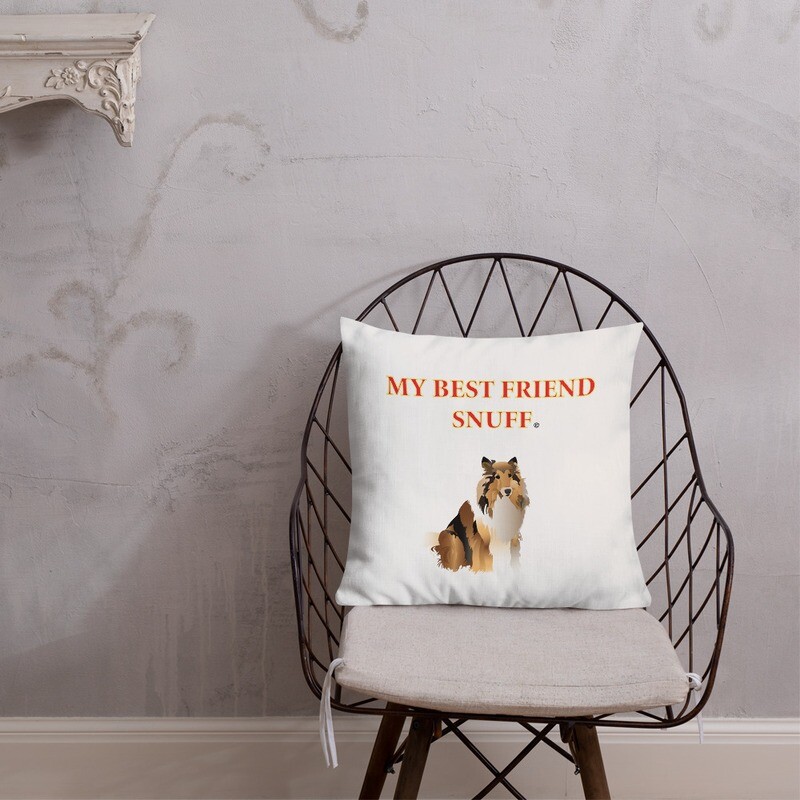 My Best Friend Snuff Premium Pillow