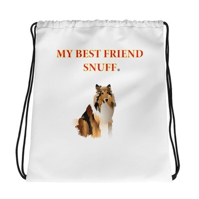 My Best Friend Snuff Drawstring bag