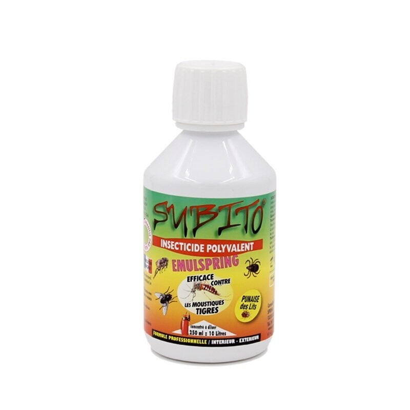 SUBITO EMULSPRING CONCENTRE 250ML ANTI VOLANTS ANTI MOUSTIQUES  TIGRES