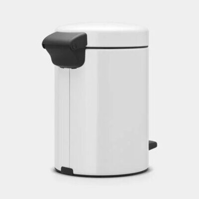 POUBELLE A PEDALE 3L NEWICON BLANCHE BRABANTIA