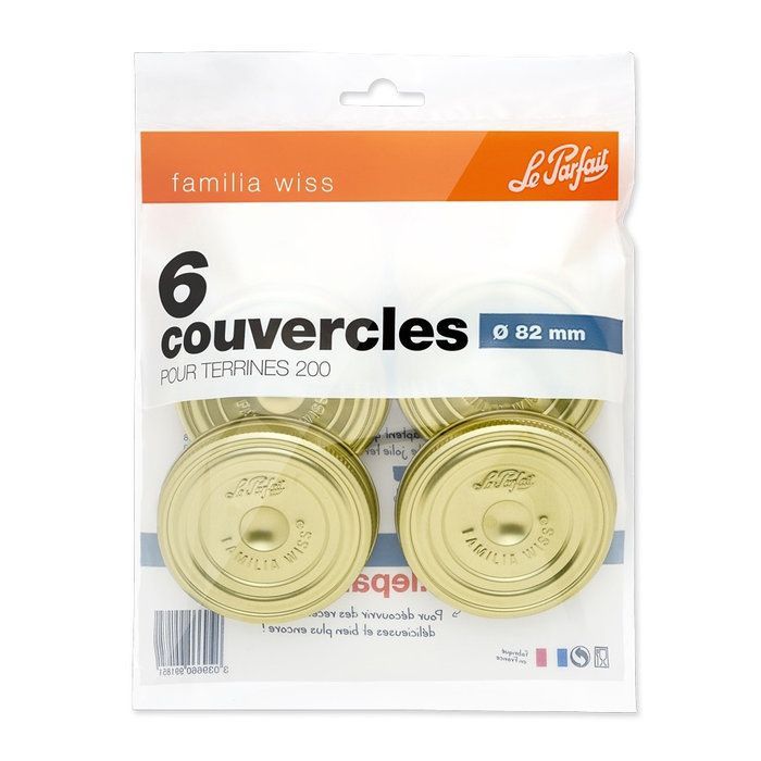 COUVERCLE FAMILIA WISS 82MM X6