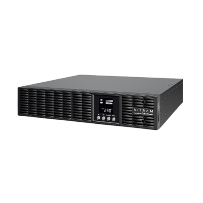 ONDULEUR 1000VA/900W ON LINE RACKABLE/TOUR 2U (06 PRISES IEC ONDULEES) - NITRAM