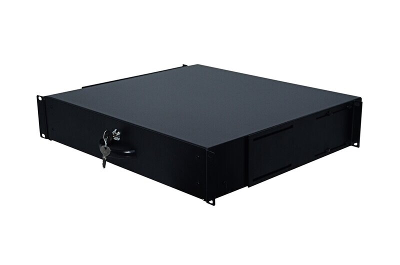 CLAVIER 2U 19'' ET TIROIR D’USAGE GENERAL D=400 MM