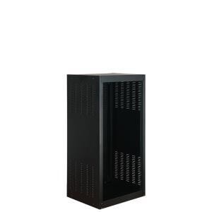  ARMOIRE DE BRASSAGE AUDIO VIDEO SYSTEM 24U 19" SUR PIED - OUVERT - MONTE - 557X470X1191 - NOIR - LANDE