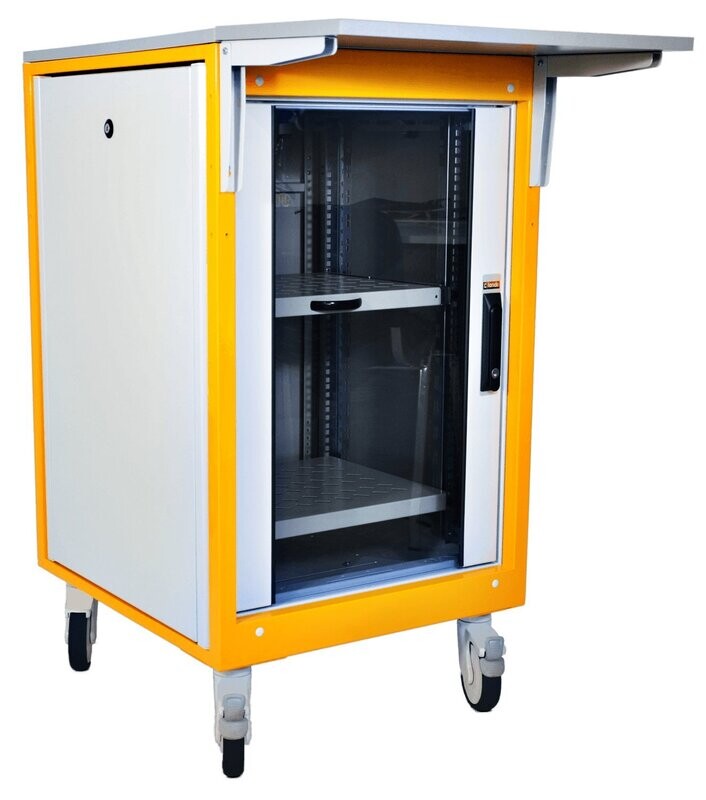 STATIONS DE TRAVAIL ET SOLUTIONS BUREAUTIQUES 600* 670 - 1016 - RAL 7035 GRIS CLAIR - RAL 1028 JAUNE MELON