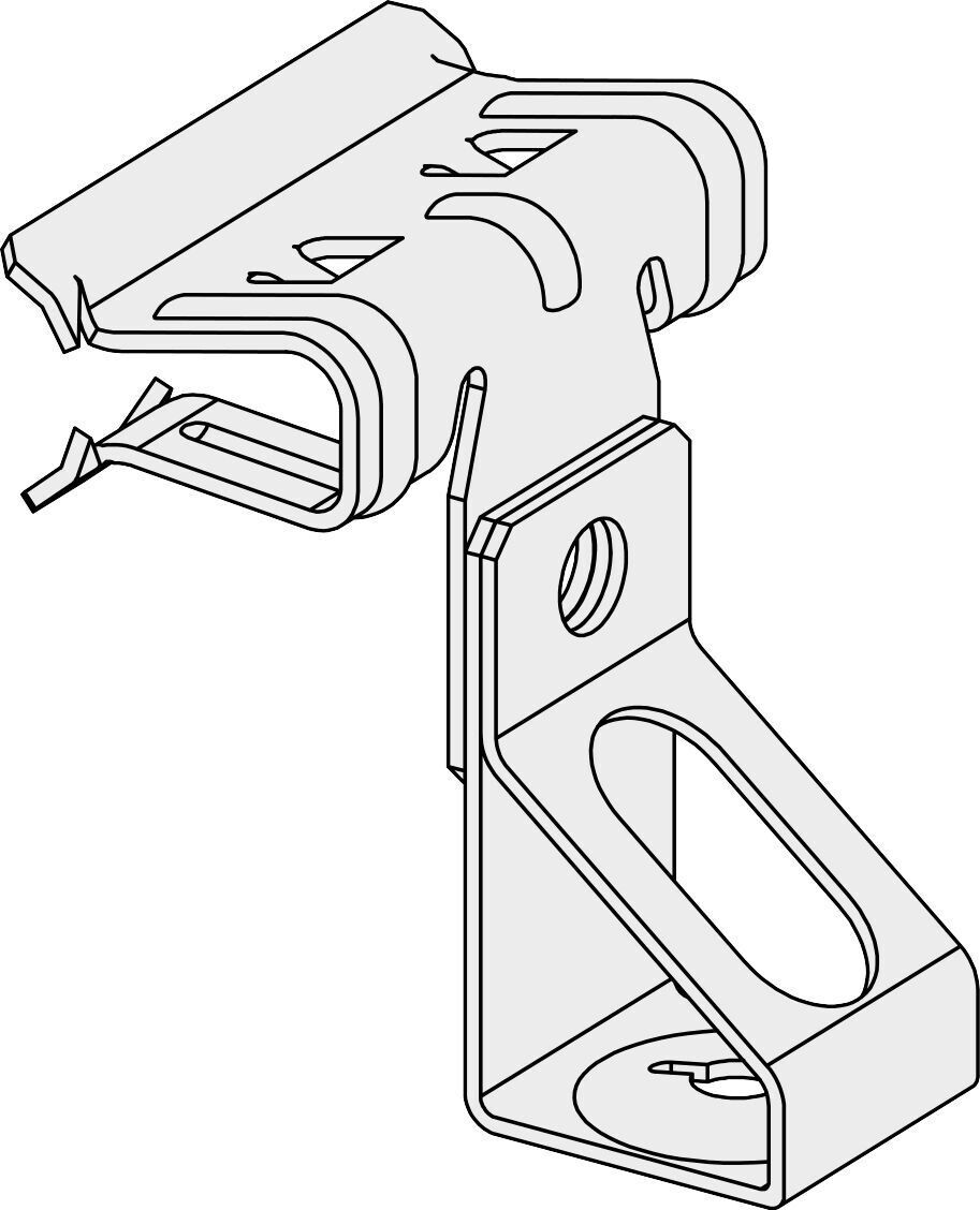 SUPPORT CLIPS CHARPONT METALLIQUE D1