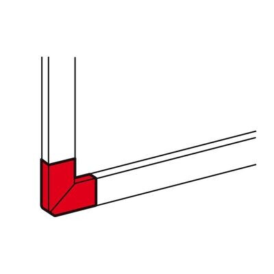 ANGLE PLAT 90 DEGREE POUR GOULOTTES DLP MONOBLOC 35x80MM OU 50x80MM LEGRAND