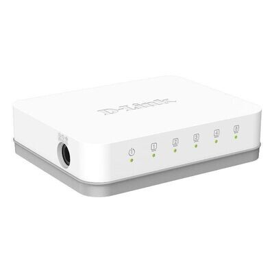 SWITCH 5 PORTS 10/100/1000 BASE - T NON MANAGEABLE NON RACKABLE - D-LINK