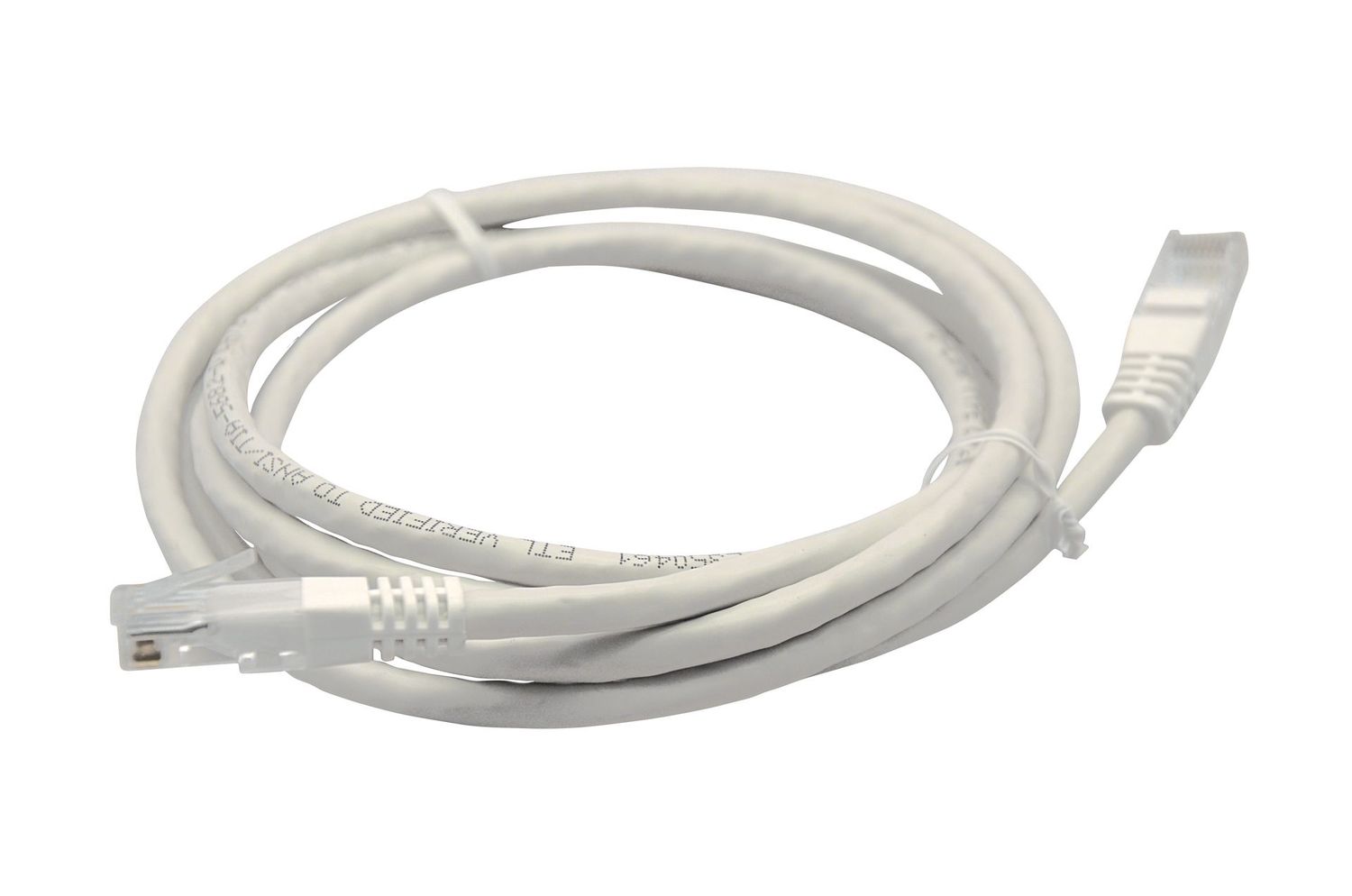 CORDON DE BRASSAGE 02M CAT6E UTP - GRIS - NETSYSTEM