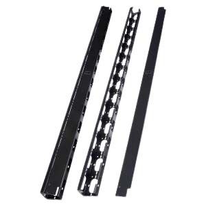ACCESSOIRE 42U METAL PANNEAU DE GESTION DE CABLE VERTICAL JEU GAUCHE/DROITE 97X97X1885 BL - LANDE