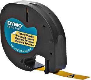 ETIQUETTES JAUNE EN PLASTIQUES POUR ETIQUETEUSE - DYMO