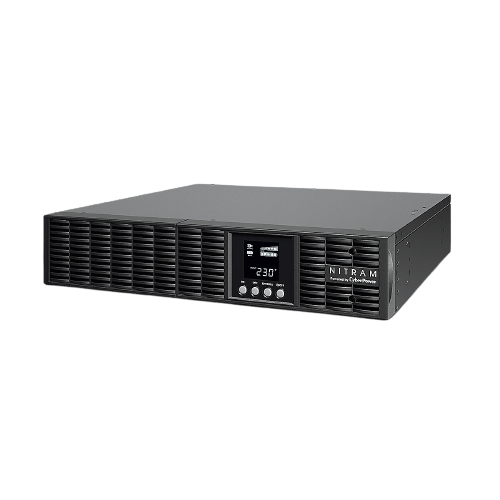 ONDULEUR 1000VA/900W ON LINE RACKABLE/TOUR 2U (06 PRISES IEC ONDULEES) - NITRAM