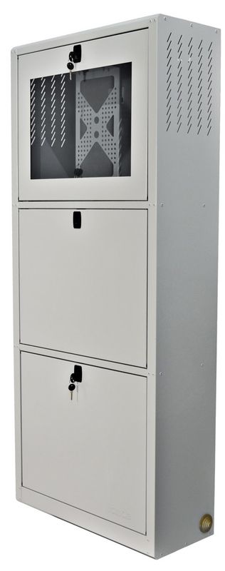 STATIONS DE TRAVAIL ET SOLUTIONS BUREAUTIQUES 570 * 220 - 1440 - RAL 7035 GRIS CLAIR - RAL 7031 BLEU GRIS