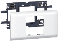 SUPPORT MOSAIC 2 MODULES DE GOULOTTE DLP - LEGRAND