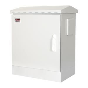  ARMOIRE DE BRASSAGE MOBESELINE IP66Â 12U 19" SUR PIED - PLEIN - MONTE - 650X450X845 - GRIS - LANDE
