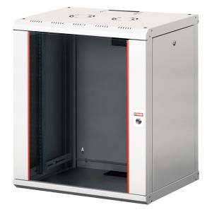 Â ARMOIRE DE BRASSAGE PROLINE 16U 19" MURALE - VITREE - MONTE - 600X600X818 - GRIS - PINSOL