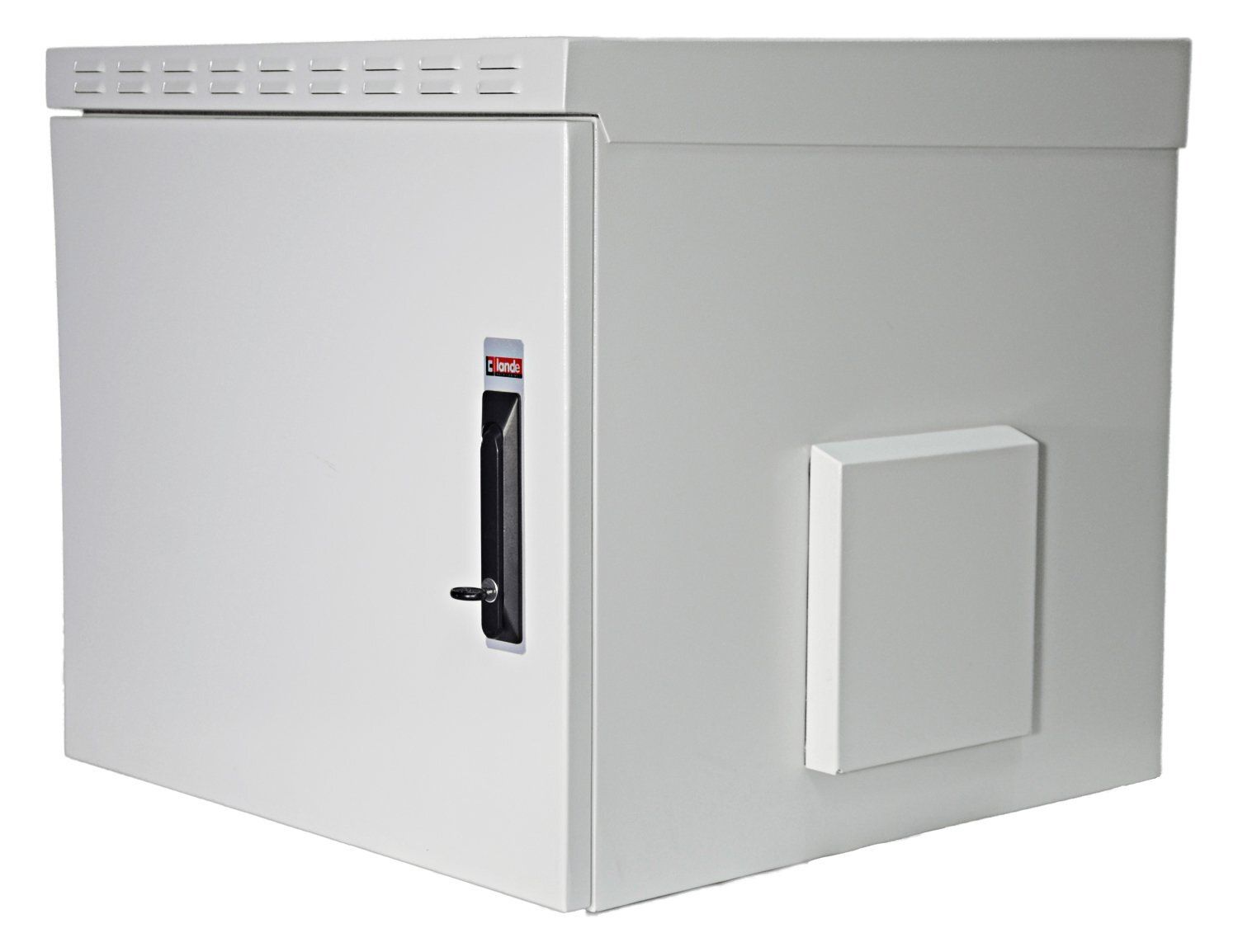Â ARMOIRE DE BRASSAGE SAFEBOX IP55 09U 19" MURALE - PLEIN - MONTE - 600X600X579 - GRIS - LANDE