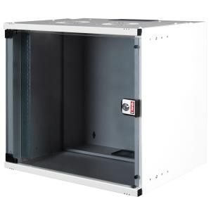 Â ARMOIRE DE BRASSAGE SOHO 12U 19" MURALE - SEMI-MONTE - 540X400X592 - GRIS - PINSOL