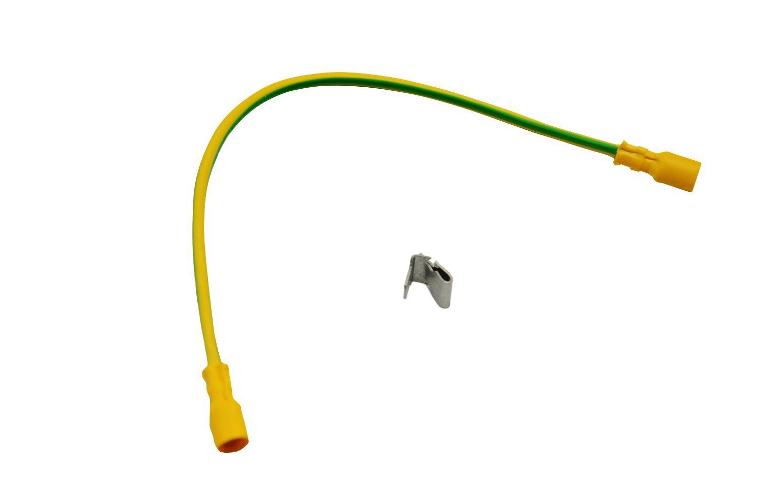 ACCESSOIRE ENCLIQUETABLE DANS LES BORNES DE MISE A LA TERRE 3PCS - ET 3PCS 20CM DE LONG PLUG TYPE JAUNE VERT CABLES DE MISE A LA TERRE - LANDE