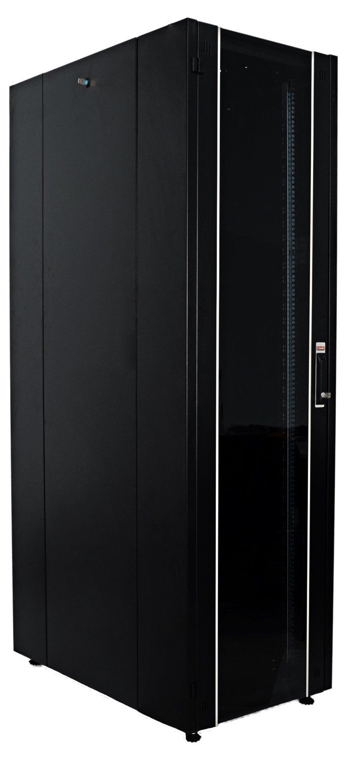 ARMOIRE DE BRASSAGE HYPERLINE SERIES 42U 19'' AU SOL ASSEMBLEE 600X1000X2010 BLB - LANDE