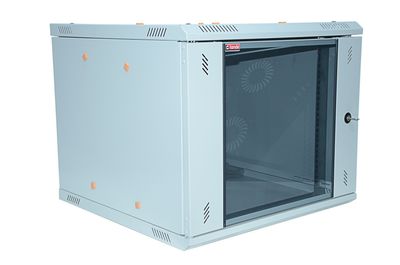 ARMOIRE DE BRASSAGE NEW PROLINE 09U 19" MURALE - VITREE - DEMONTE - 600X600X500 - GRIS - LANDE