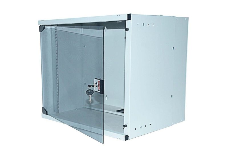 ARMOIRE DE BRASSAGE SOHO 09U 19 ARMOIRE DE BRASSAGE SOHO 09U 19" MURALE - SEMI-MONTE - 540X400X459 - GRIS - PINSOL