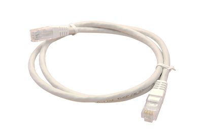 CORDON DE BRASSAGE 01M CAT6E UTP - GRIS - NETSYSTEM