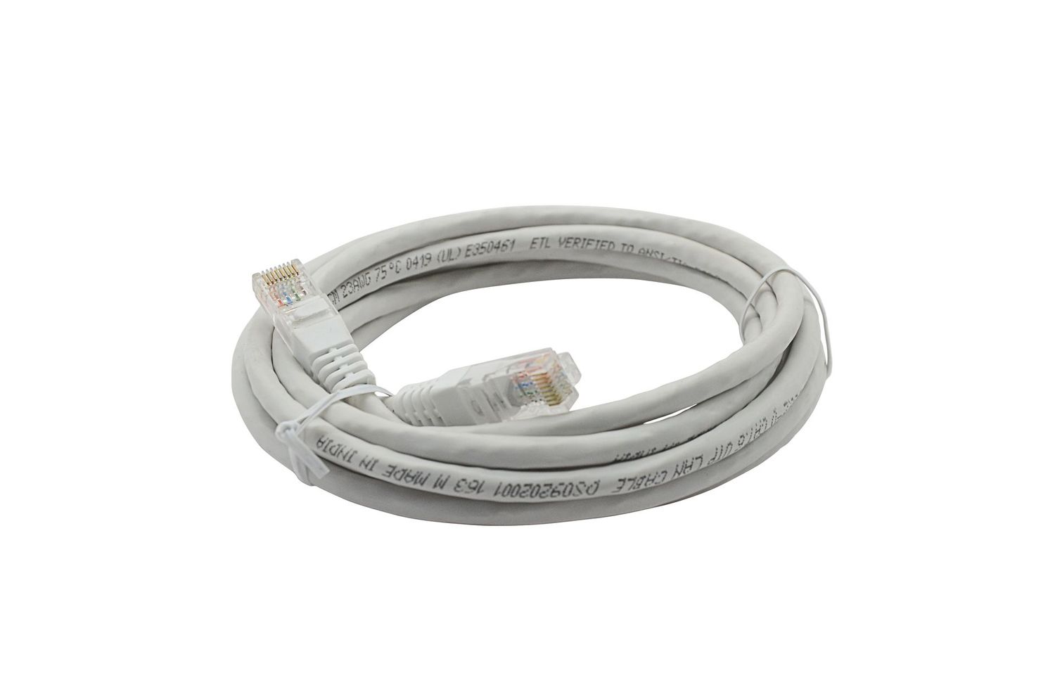 CORDON DE BRASSAGE 03M CAT6E UTP - GRIS - NETSYSTEM