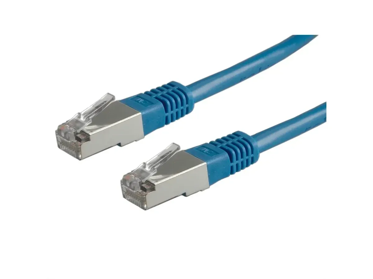 CORDON DE BRASSAGE 0.5M CAT6 F/UTP - BLEU - LINXCOM