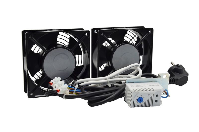 EXTENSION DE 2 VENTILATEURS - SANS FILTRE - AVEC THERMOSTAT - SANS INTERRUPTEUR - SANS AFFICHEUR - LANDE EXTENSION DE 2 VENTILATEURS - SANS FILTRE - AVEC THERMOSTAT - SANS INTERRUPTEUR - SANS AFFICHEUR - LANDE