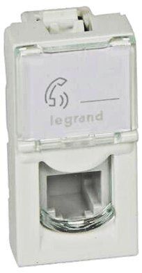 NOYAU RJ11 - 1 MODULE - BLANC - LEGRAND NOYAU RJ11 - 1 MODULE - BLANC - LEGRAND