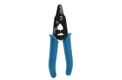 PINCE DENUDEUR FIBRE OPTIQUE AVEC RESSORT - BLUE