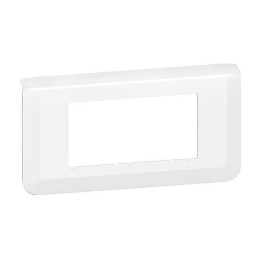 PLAQUE MOSAIC DE PRISE APPARENTE - 4 MODULES - BLANC - LEGRAND