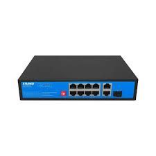 SWITCH GIGA 10 PORTS (8 PORTS POE) +1 SFP - NON MANAGABLE - NON RACKABLE - ENET
