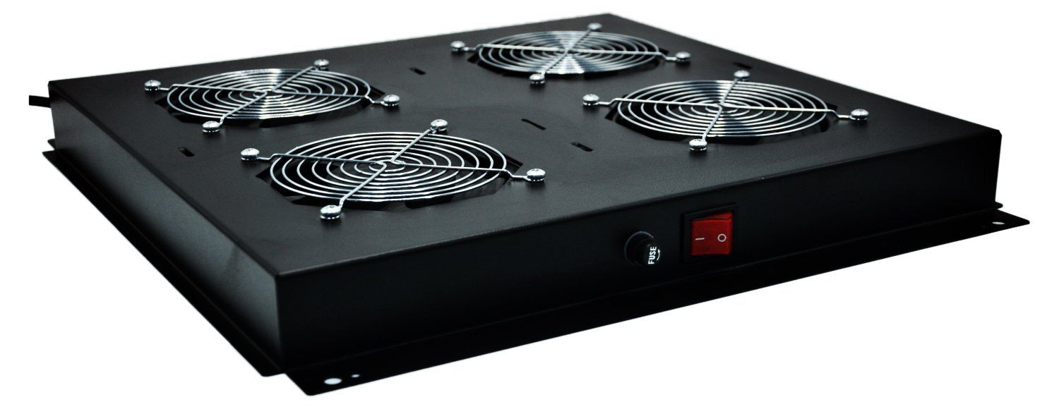 KIT VENTILATEUR DE 4 EMPLACEMENTS ET 4 VENTILATEURS - PLAFONNIER - SANS FILTRE - SANS THERMOSTAT - AVEC INTERRUPTEUR - SANS AFFICHEUR - METALLIQUE - COUVERT - NOIR - LANDE