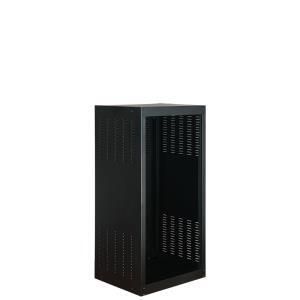 ARMOIRE DE BRASSAGE AUDIO VIDEO SYSTEM 24U 19" SUR PIED - OUVERT - MONTE - 557X470X1191 - NOIR - LANDE