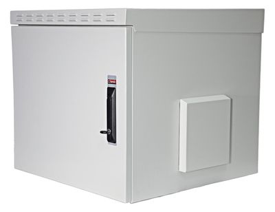 ARMOIRE DE BRASSAGE SAFEBOX IP55 09U 19" MURALE - PLEIN - MONTE - 600X600X579 - GRIS - LANDE